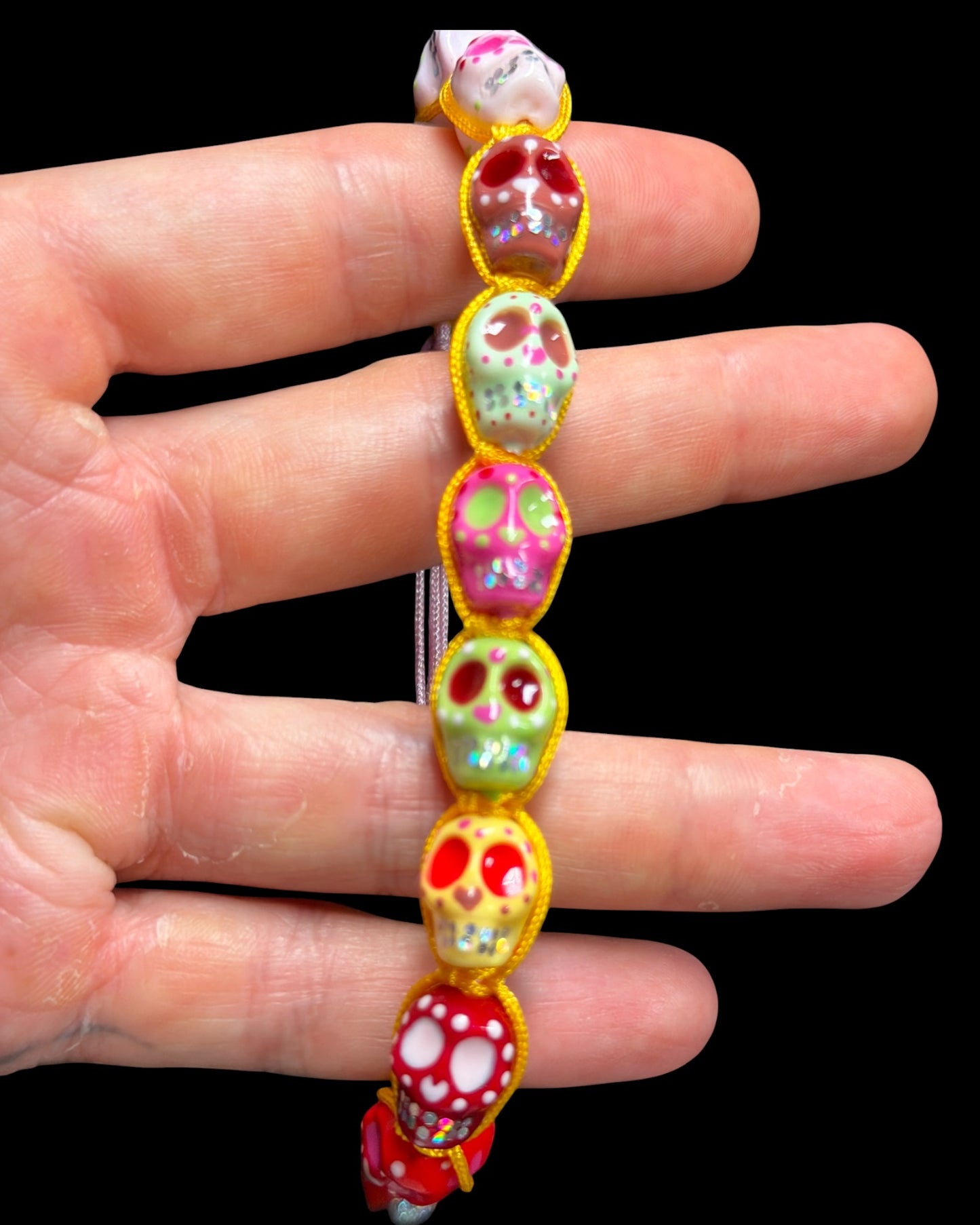 Sugar skull bracelet