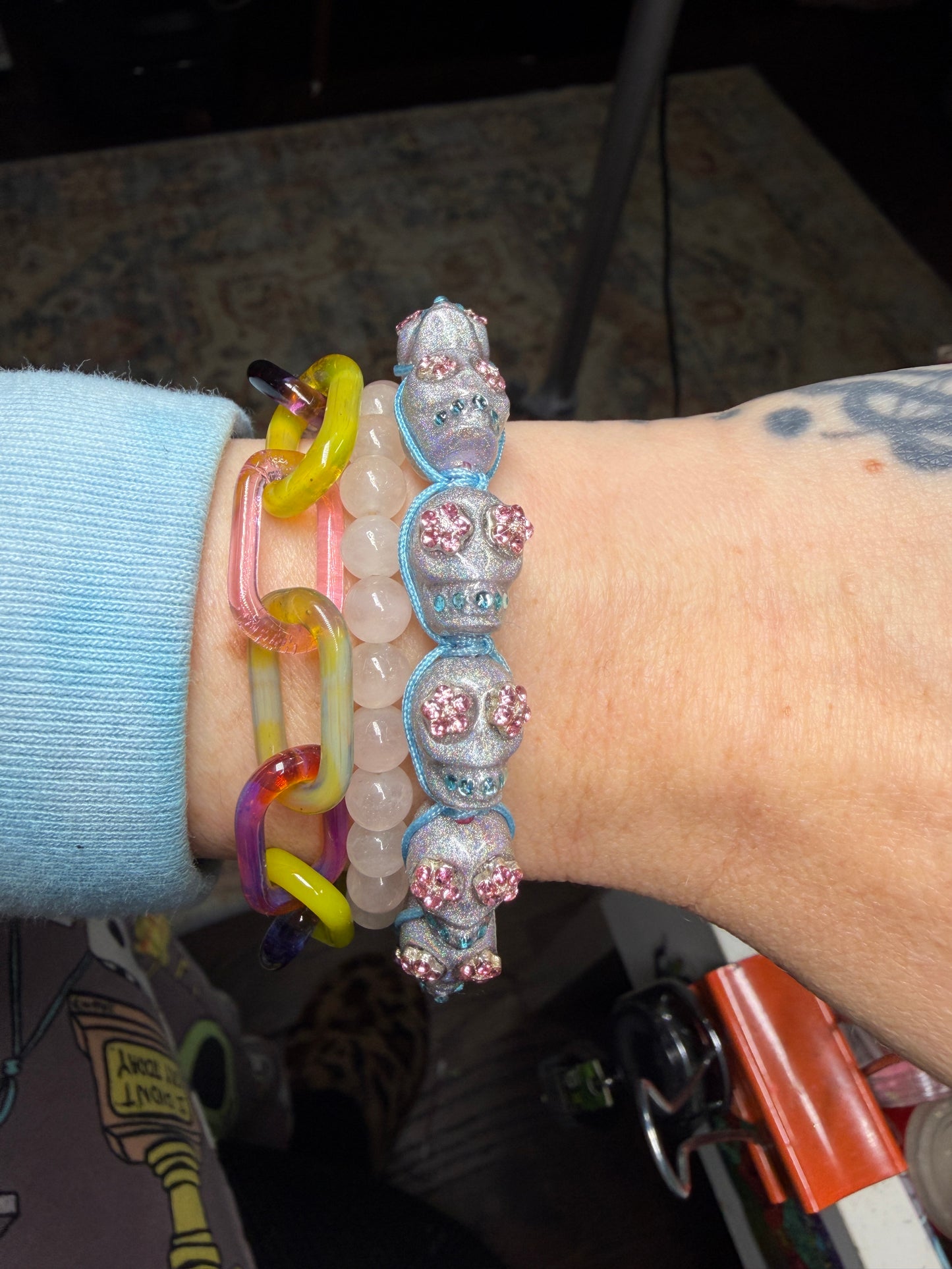Cutie Pie skull bracelet