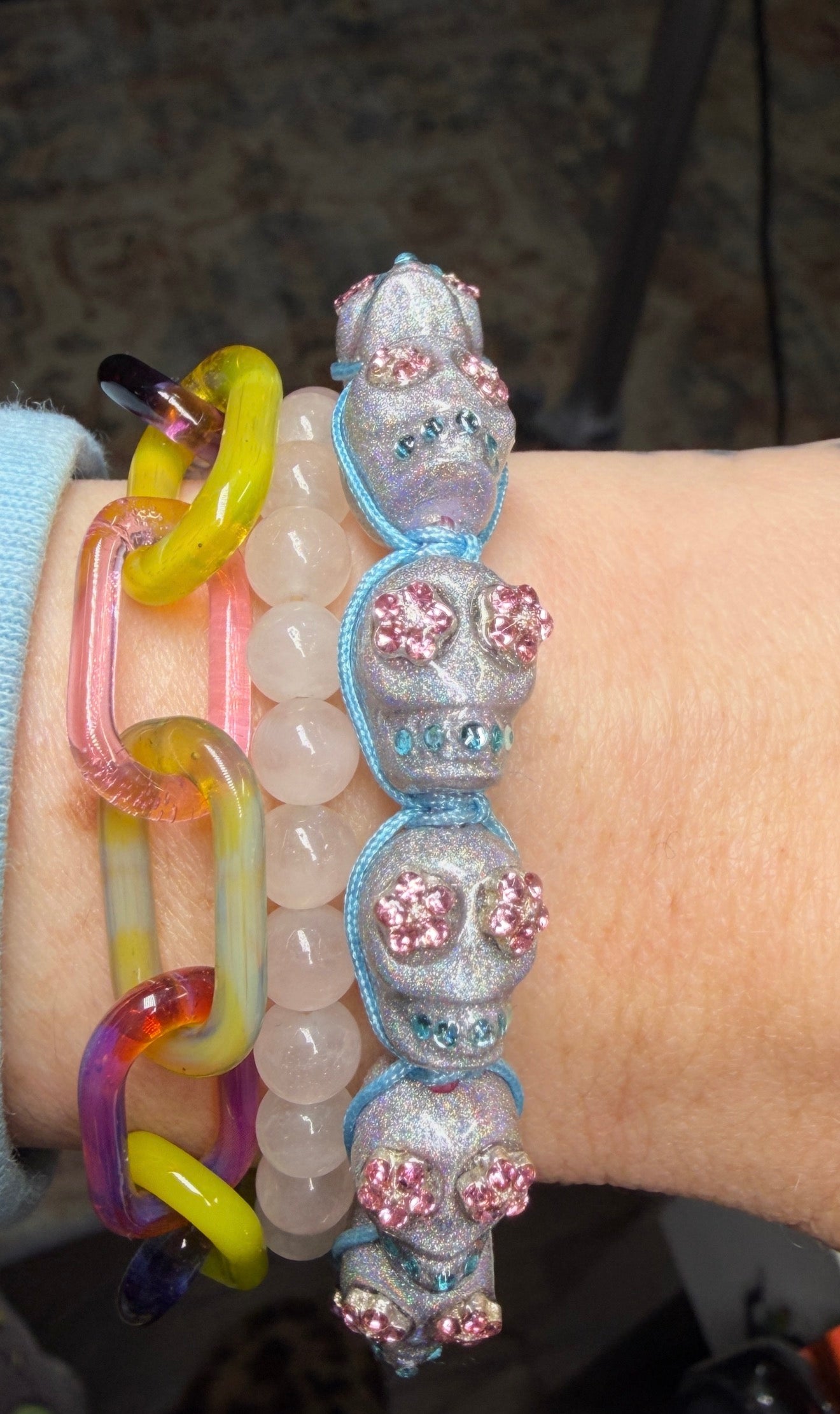 Cutie Pie skull bracelet