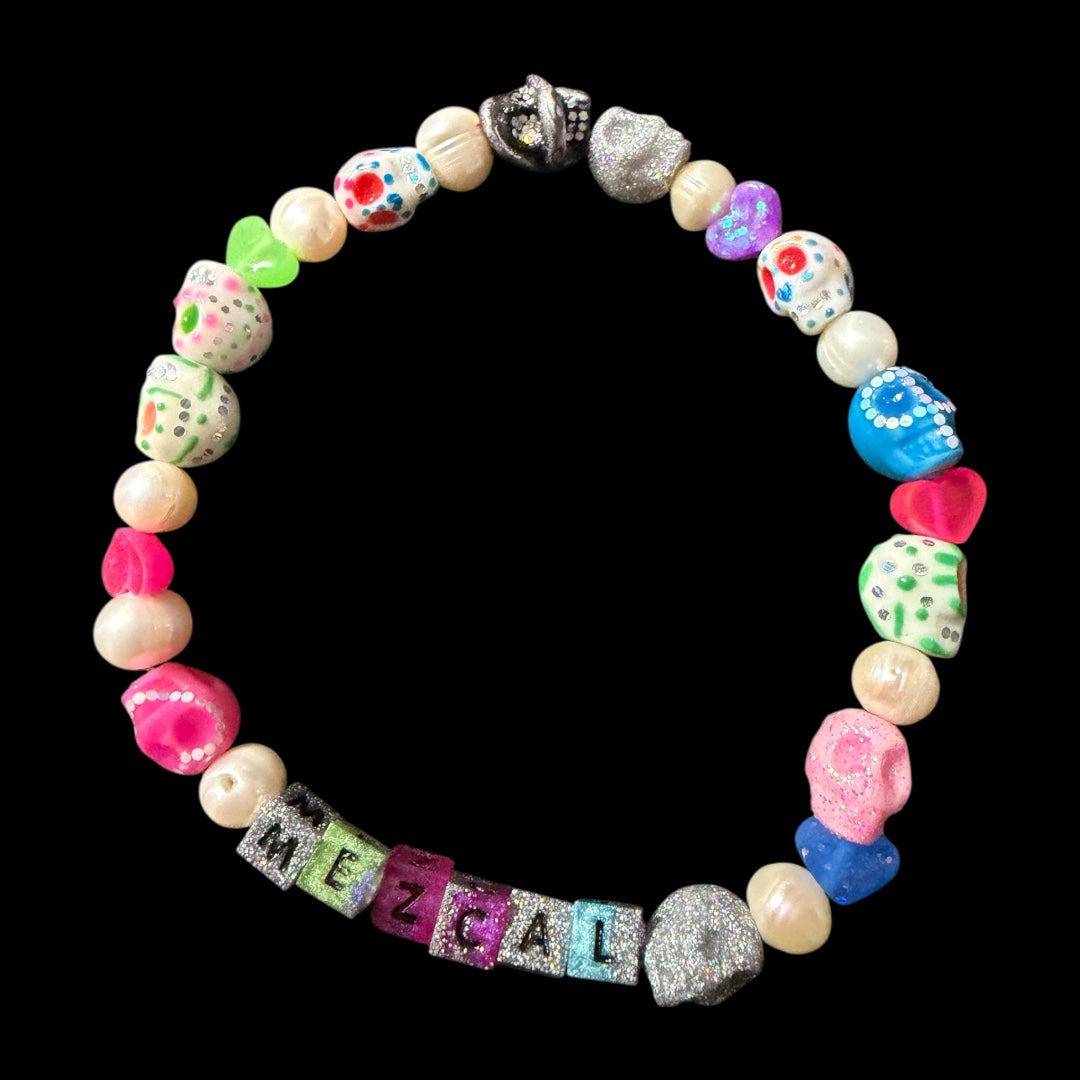 Skull Matching Set – Pet Necklace & Owner Bracelet | Handmade Gothic Accessories