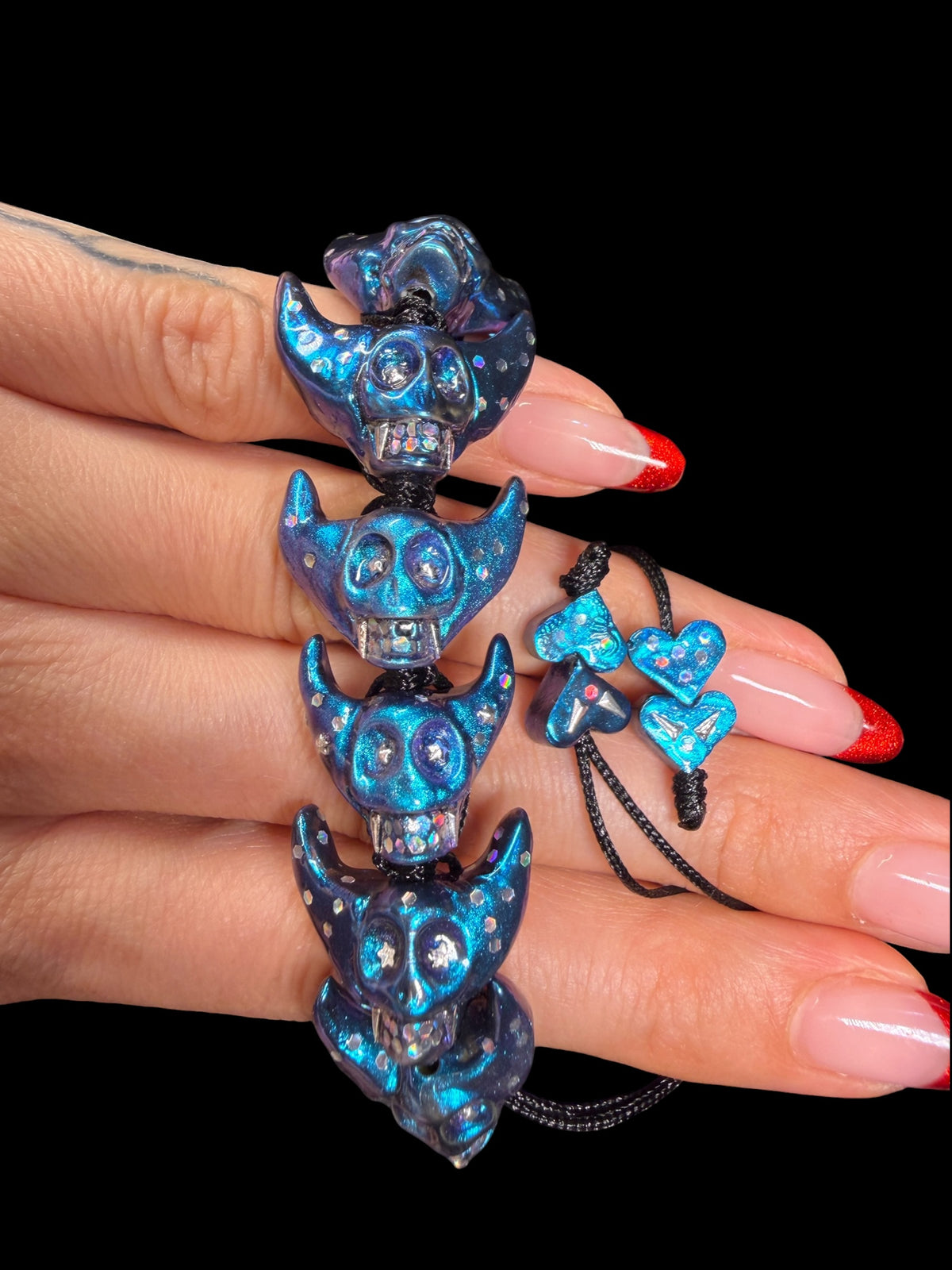 Devil skull bracelet