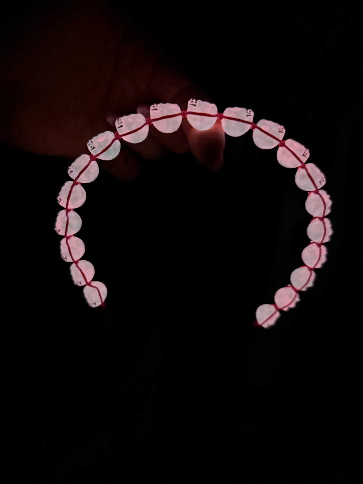 Pink Kitty Glow-in-the-Dark Headband