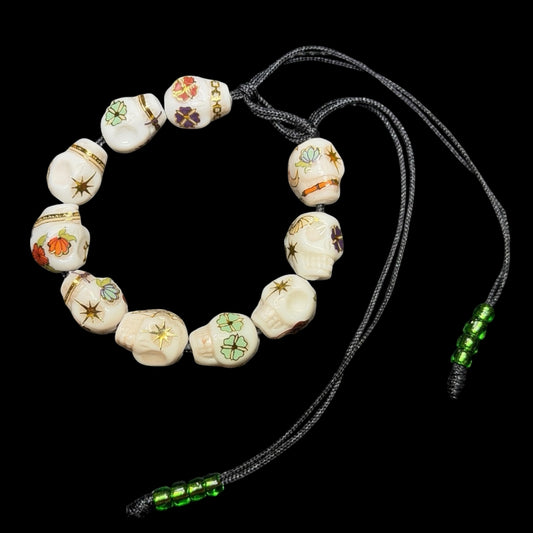 Medieval Garden Skulls Bracelet